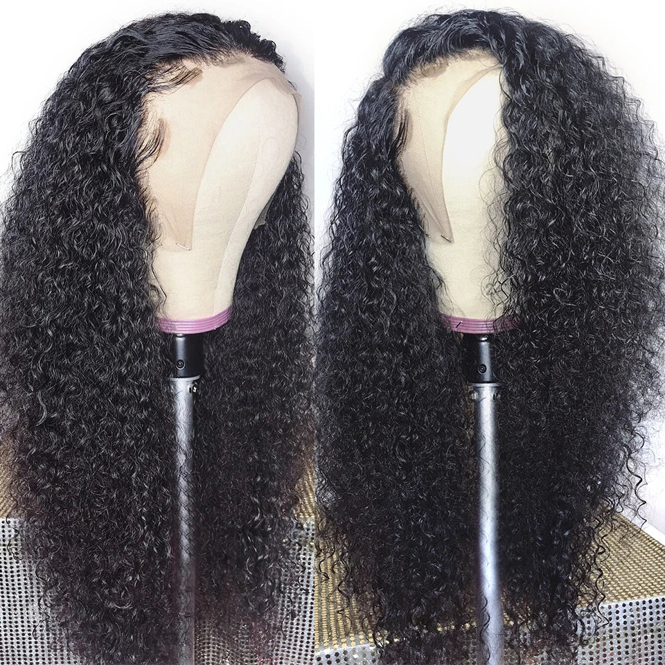 Pre Plucked 12A Wig 32 Inch Human Hair Full Lace Front Natural Transparent Lace Human Hair Long Hair Wholesale Lace Wig