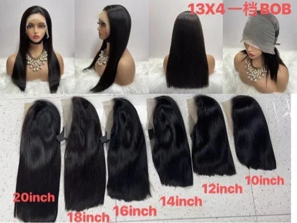 High Quality 13x4 Super Double Drawn Bone Straight Human Hair Wigs Superior High Density with Factory Price