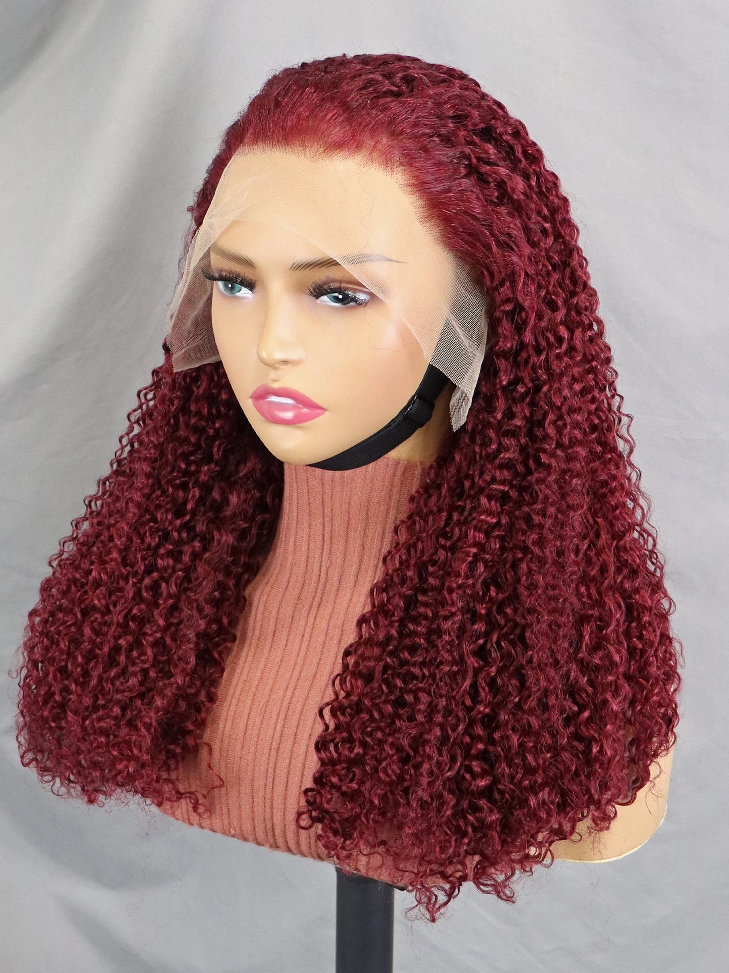 300% density Highlight Color Human Hair Wigs for Black Women Pixie Curly Lace Frontal Wigs Raw Cambodian Super Double Drawn Wig