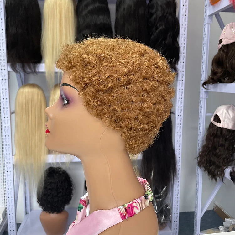 Human Hair Pixie Cut Wig Human Hair Wate Rcourt 10A Natural Black Short Human Hair Short Pixie Cut Wigs
