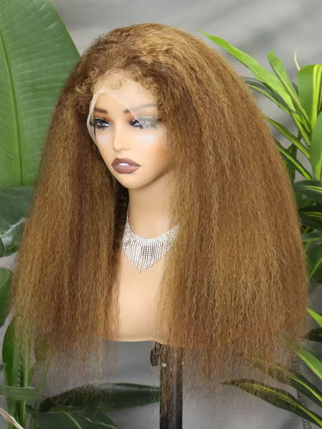 Yaki 360 Lace Front Wigs 22inch 250% Human Hair Invisi Drawstring Pre Bleached Pre Cut Lace Pre Plucked Human Hair Wigs for Black Women