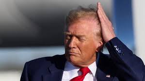 How has Trump's hairstyle changed from his youth to now?