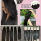 High Quality Feathers Crochet Water Wave Remy Human Hair Extension 100g 16-24" Feathering Tip Braiding Pre-made Strands Bundle