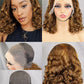 18inch Bouncy loose Wavy many colors 100% Human Hair Wigs Glueless for Black Women Vietnamese Raw Loose Wave 13*4 Full Lace Front Wig Bouncy Spring Curly