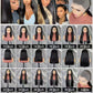 Human hair wig 13x4 full frontal  lace wig super double drawn quality 300% density