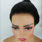 Human hair 360 gluless lace wig 12A quality high density with straps pull girl cap wig