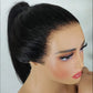 Human hair 360 gluless lace wig 12A quality high density with straps pull girl cap wig