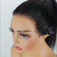 Human hair 360 gluless lace wig 12A quality high density with straps pull girl cap wig