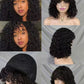 Machine Made Human Hair Wigs for Women Glueless Brazilian Hair Water Wave many colors available