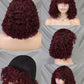 Machine Made Human Hair Wigs for Women Glueless Brazilian Hair Water Wave many colors available