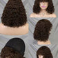 Machine Made Human Hair Wigs for Women Glueless Brazilian Hair Water Wave many colors available