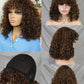 Machine Made Human Hair Wigs for Women Glueless Brazilian Hair Water Wave many colors available