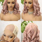 Bob Wigs Lace Front 4x4 lace loose wave  Lace Front bob Wigs  Virgin Hair Wig Human Hair  250g