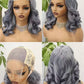 Bob Wigs Lace Front 4x4 lace loose wave  Lace Front bob Wigs  Virgin Hair Wig Human Hair  250g