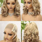 Bob Wigs Lace Front 4x4 lace loose wave  Lace Front bob Wigs  Virgin Hair Wig Human Hair  250g