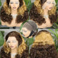 22inch Glueless Fumi Loose 13x4 Lace Frontal Wigs 300% Full Human Hair Wigs Wholesales  many colors Factory Sales