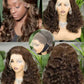 22inch Glueless Fumi Loose 13x4 Lace Frontal Wigs 300% Full Human Hair Wigs Wholesales  many colors Factory Sales
