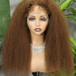 Yaki 360 Lace Front Wigs 22inch 250% Human Hair Invisi Drawstring Pre Bleached Pre Cut Lace Pre Plucked Human Hair Wigs for Black Women