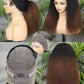 Yaki 360 Lace Front Wigs 22inch 250% Human Hair Invisi Drawstring Pre Bleached Pre Cut Lace Pre Plucked Human Hair Wigs for Black Women
