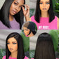 Glueless Wigs Human Hair Pre Plucked Pre Cut Wear and Go 5X5 HD Lace 99j Closure Bob Wig Straight Short Bob Wig Human Hair for Women