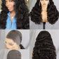 Glueless Fumi Loose 13x4 Lace Frontal Wigs 300% Full Human Hair Wigs Wholesales 14-26 Inches Factory Sales