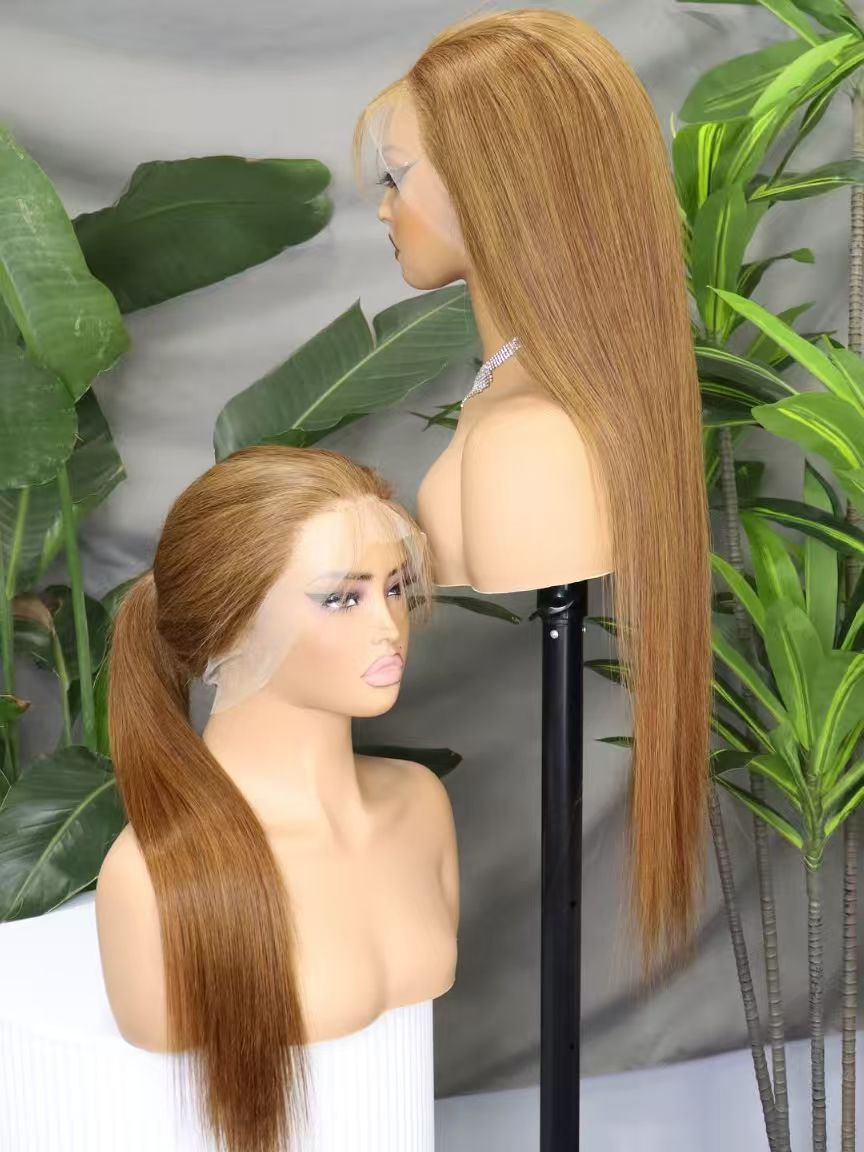 360 Full Lace hair wig 26inch Invisi Strap  Glueless Wig Invisible Drawstring many colors Straight 99j Lace Front Human Hair