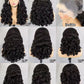 Bouncy Loose Curly Hair 13x4 full Lace Front Wig Human Hair Wavy Bouncy Egg Curl 300 Density Full Lace Frontal Wig Human Hair Wig Glueless