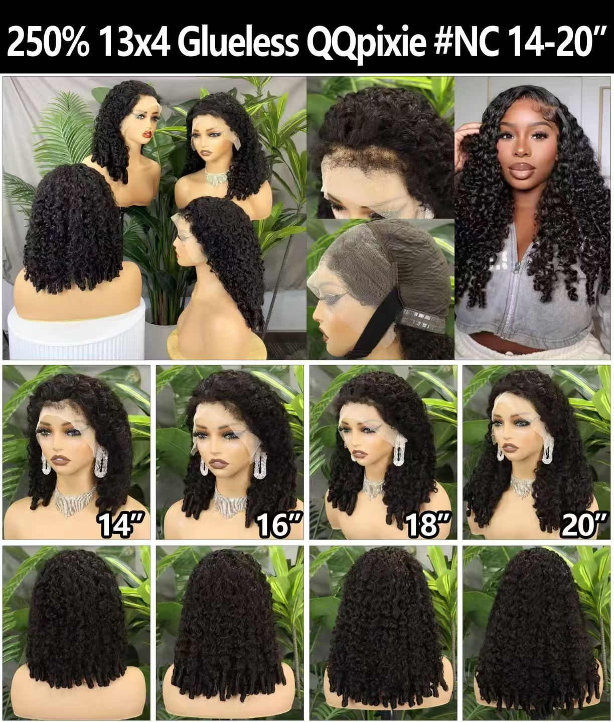 16A Raw Human Hair Wig Virgin New Burmese Curly 250% Lace Front 13X4 HD Transparent Frontal Glueless Wig for Black Women