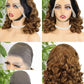 18inch Bouncy loose Wavy many colors 100% Human Hair Wigs Glueless for Black Women Vietnamese Raw Loose Wave 13*4 Full Lace Front Wig Bouncy Spring Curly