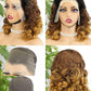 18inch Bouncy loose Wavy many colors 100% Human Hair Wigs Glueless for Black Women Vietnamese Raw Loose Wave 13*4 Full Lace Front Wig Bouncy Spring Curly