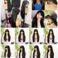 Moisie Straight Bang Human Hair Wig With Bang 250% Glueless Wig Human Hair Ready to Wear 4x4 lace Wigs Human Hair for Women