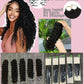 High Quality Feathers Crochet Water Wave Remy Human Hair Extension 100g 16-24" Feathering Tip Braiding Pre-made Strands Bundle