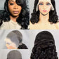 Bouncy Loose Curly Hair 13x4 full Lace Front Wig Human Hair Wavy Bouncy Egg Curl 300 Density Full Lace Frontal Wig Human Hair Wig Glueless
