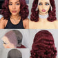 18inch Bouncy loose Wavy many colors 100% Human Hair Wigs Glueless for Black Women Vietnamese Raw Loose Wave 13*4 Full Lace Front Wig Bouncy Spring Curly