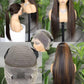 360 Full Lace hair wig 26inch Invisi Strap  Glueless Wig Invisible Drawstring many colors Straight 99j Lace Front Human Hair