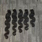 Wholesale Body Wave Deep wave 100g 2packs Pre-Separated Crochet Hair Extension Human Hair Knotless Pre-Separated Feather Crochet Braid Hair Extensions