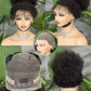 Invisible Strap 360 Glueless Ready to Wear Go Wig 360 Full Lace Frontal afro curly Wig With Curly Edges Hairline for Black Women