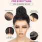 Yaki 360 Lace Front Wigs 22inch 250% Human Hair Invisi Drawstring Pre Bleached Pre Cut Lace Pre Plucked Human Hair Wigs for Black Women