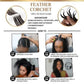 Wholesale Body Wave Deep wave 100g 2packs Pre-Separated Crochet Hair Extension Human Hair Knotless Pre-Separated Feather Crochet Braid Hair Extensions
