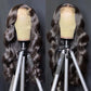 Pre Plucked 12A Wig 32 Inch Human Hair Full Lace Front Natural Transparent Lace Human Hair  Long Hair Wholesale Lace Wig