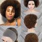 13x4 Full Frontal Afro Curly Wig Pixie Cut in Various Colors for Black Women
