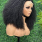Big Afro Kinky Curly Lace Frontal Wigs 13x4 Transparent Hd Lace Glueless Human Hair Wigs Raw Indian Virgin Hair for Black Women
