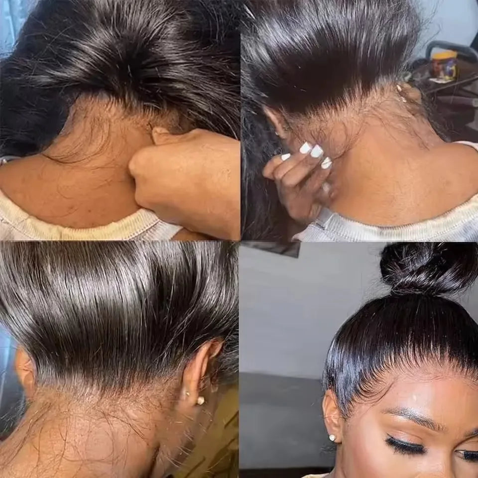 HD 360 Full Lace Wig for Women 26inch many colors Straight wear&go wig  Pre-Plucked Human Hair Gluless with invisible strip and adjustable band