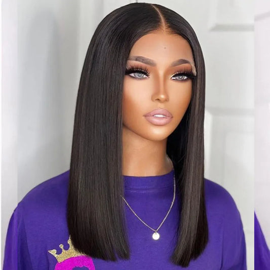 High Quality 13x4 Super Double Drawn Bone Straight Human Hair Wigs Superior High Density with Factory Price