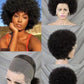 13x4 Full Frontal Afro Curly Wig Pixie Cut in Various Colors for Black Women