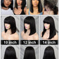 Bone Straight Bob Wigs Raw Brazilian Hair Vendor Natural Color Short Bob 1x4 Full Lace Front Human Hair Wigs for Black Women