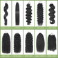 Wholesale 15A Grade 16-24 Inch Natural Color Feather Crochet Human Hair Extensions Burmese Curl Knotless Boho Style Hair