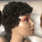 Human Hair Pixie Cut Wig Human Hair Wate Rcourt 10A Natural Black Short Human Hair Short Pixie Cut Wigs