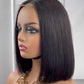 2x6 Kim Closure Super Double Drawn Bob Wig Bone Straight Human Hair in Various Colors