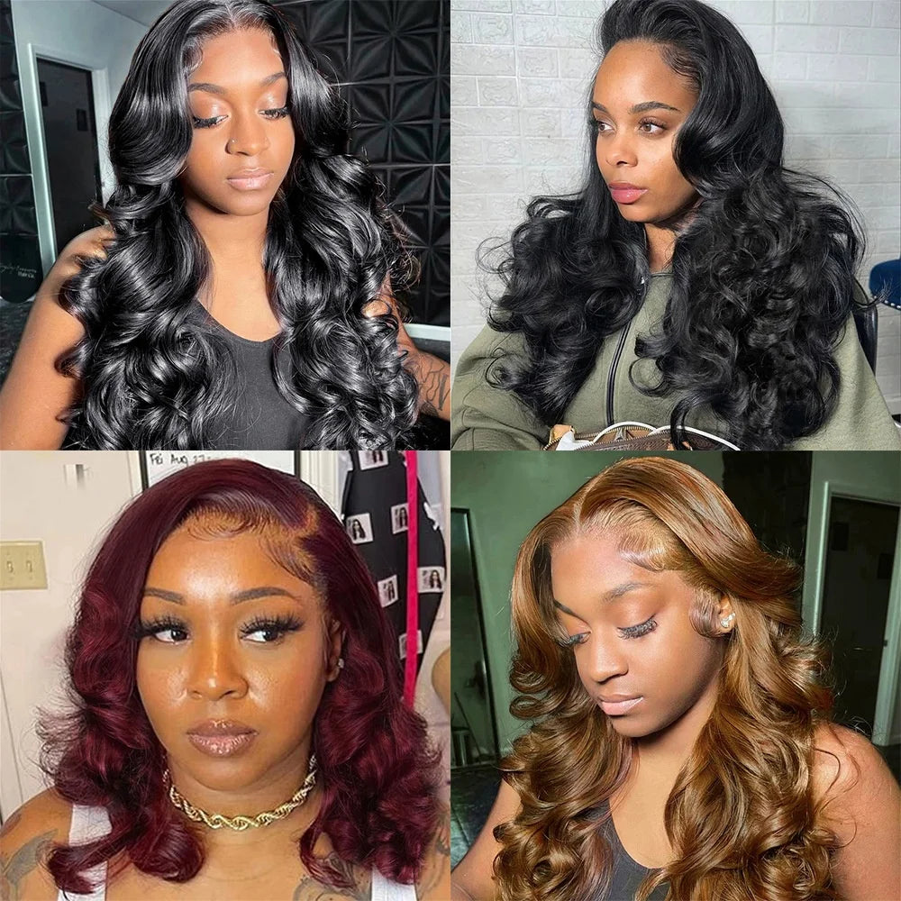 13*4 full front lace 300% Density Glueless Wig Bouncy Loose Can Be Perm & Dyed Best-Selling Factory in Stock Wholesale human hair super double drawn